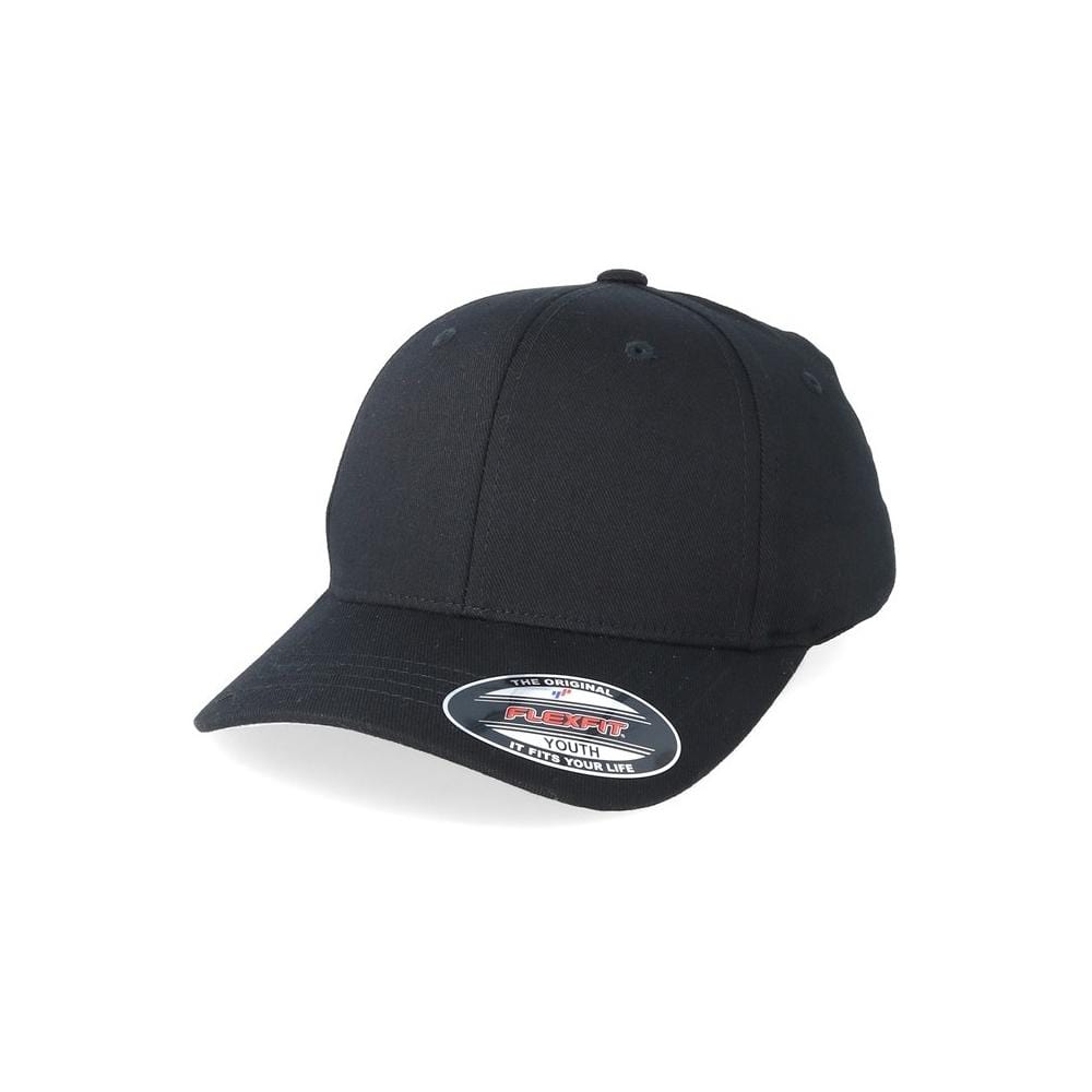 Flexfit Youth Worn By The World Fitted Cap - Black