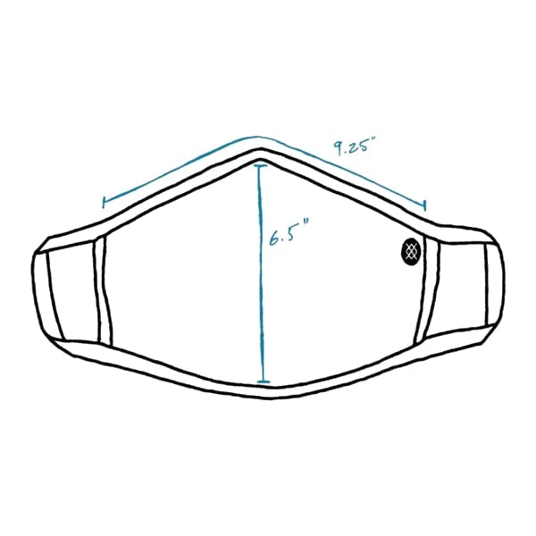 Stance Drake Mask - Charcoal