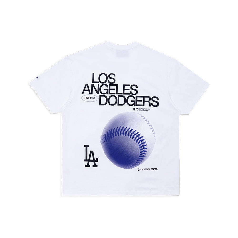 New Era Modern Essentials Los Angeles Dodgers Relaxed Tee - White - Image 2