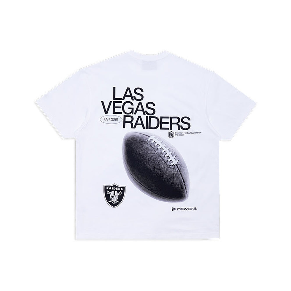 New Era Modern Essentials Las Vegas Raiders Relaxed Tee - White - Image 2