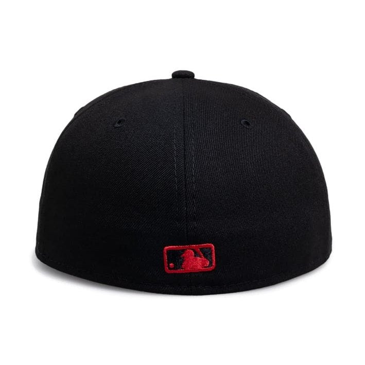 New Era 59FIFTY Black Pop Fitted Cap Los Angeles Dodgers - Black / Red