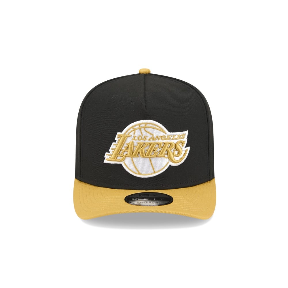 New Era 9FIFTY A-Frame Pre Curved Snapback Los Angeles Lakers - Black / Mustard