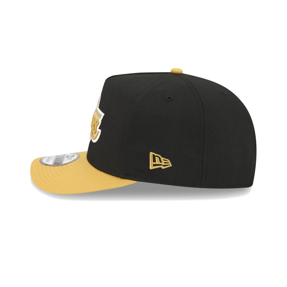 New Era 9FIFTY A-Frame Pre Curved Snapback Los Angeles Lakers - Black / Mustard - Image 3