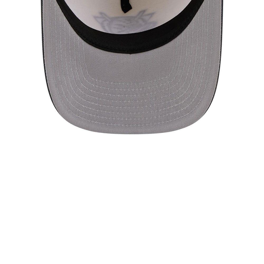 New Era 9FIFTY 3 Times A-Frame Pre-Curved Snapback Anaheim Ducks - Chrome / Steel - Image 7