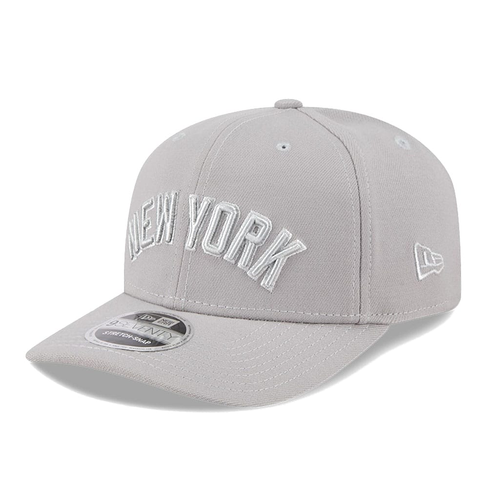 New Era 9SEVENTY Tonal Grey Script Snapback - Grey