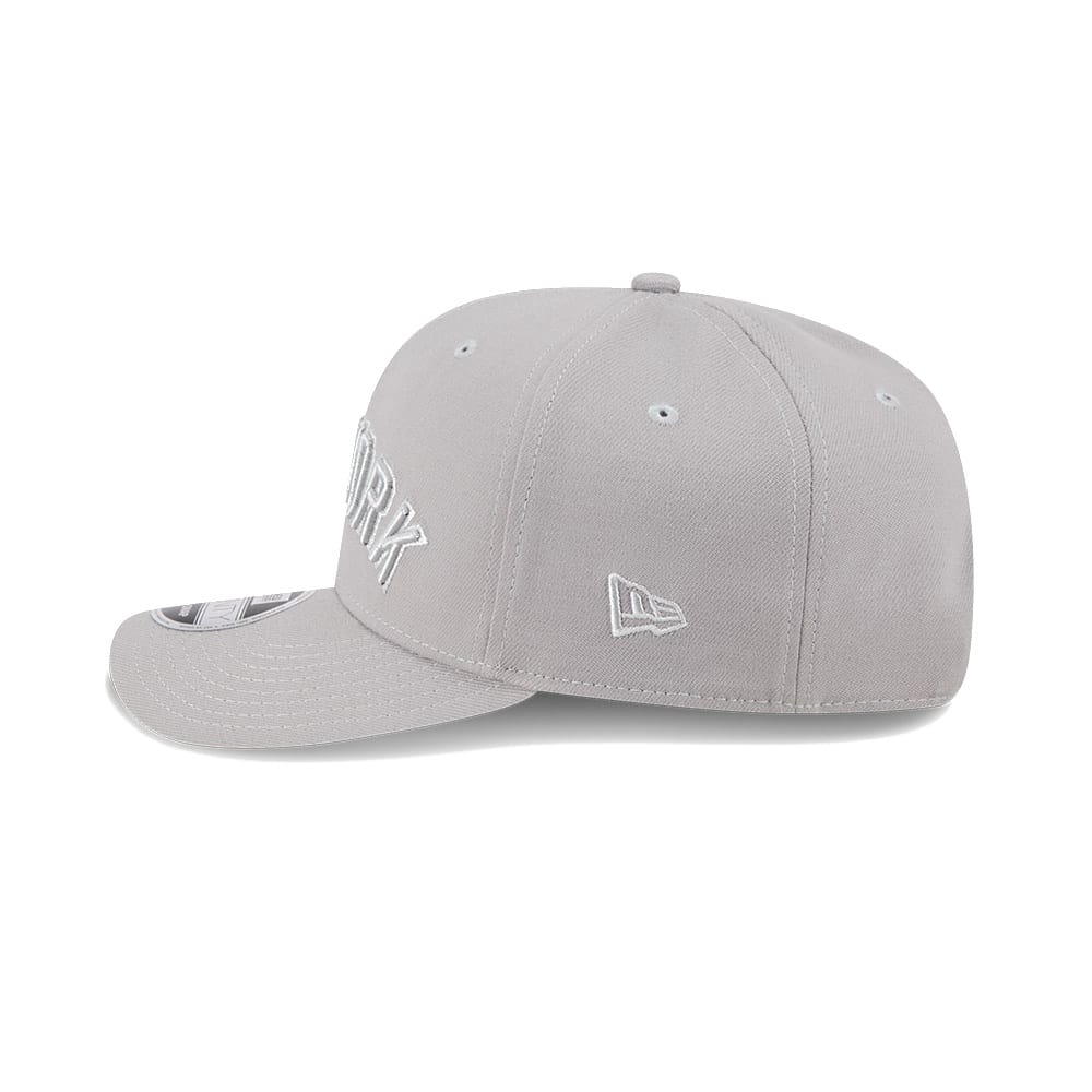 New Era 9SEVENTY Tonal Grey Script Snapback - Grey - Image 4
