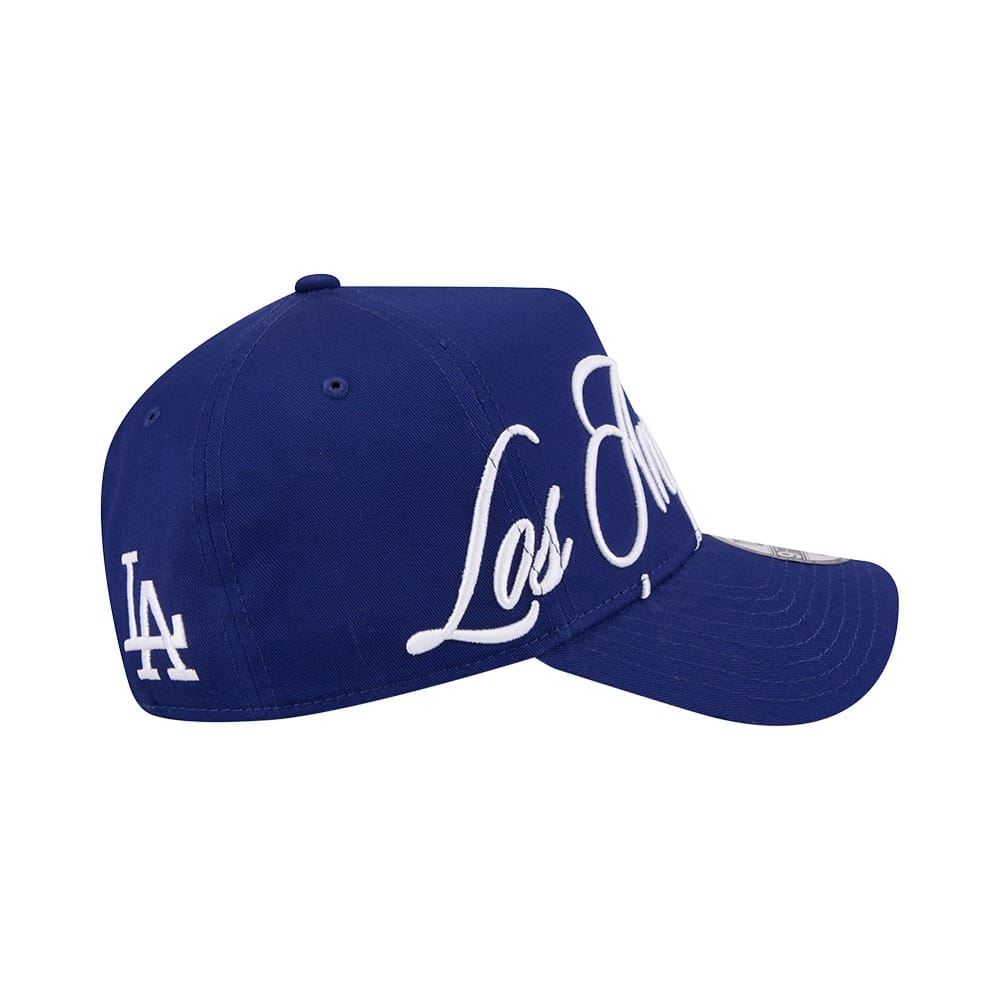 New Era 9FORTY A-Frame Calligraphic Los Angeles Dodgers - Blue
