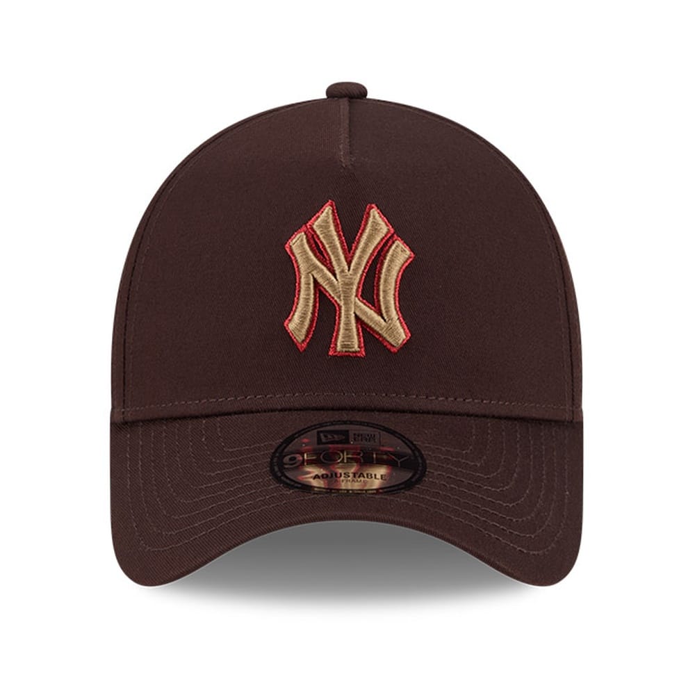 New Era 9FORTY A-Frame New York Yankees - Chocolate Cherry