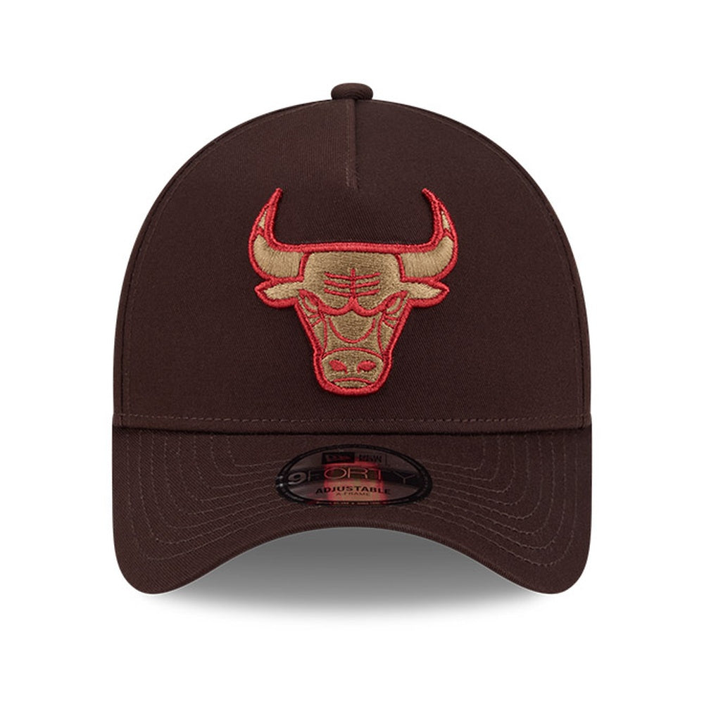 New Era 9FORTY A-Frame Chicago Bulls - Chocolate Cherry