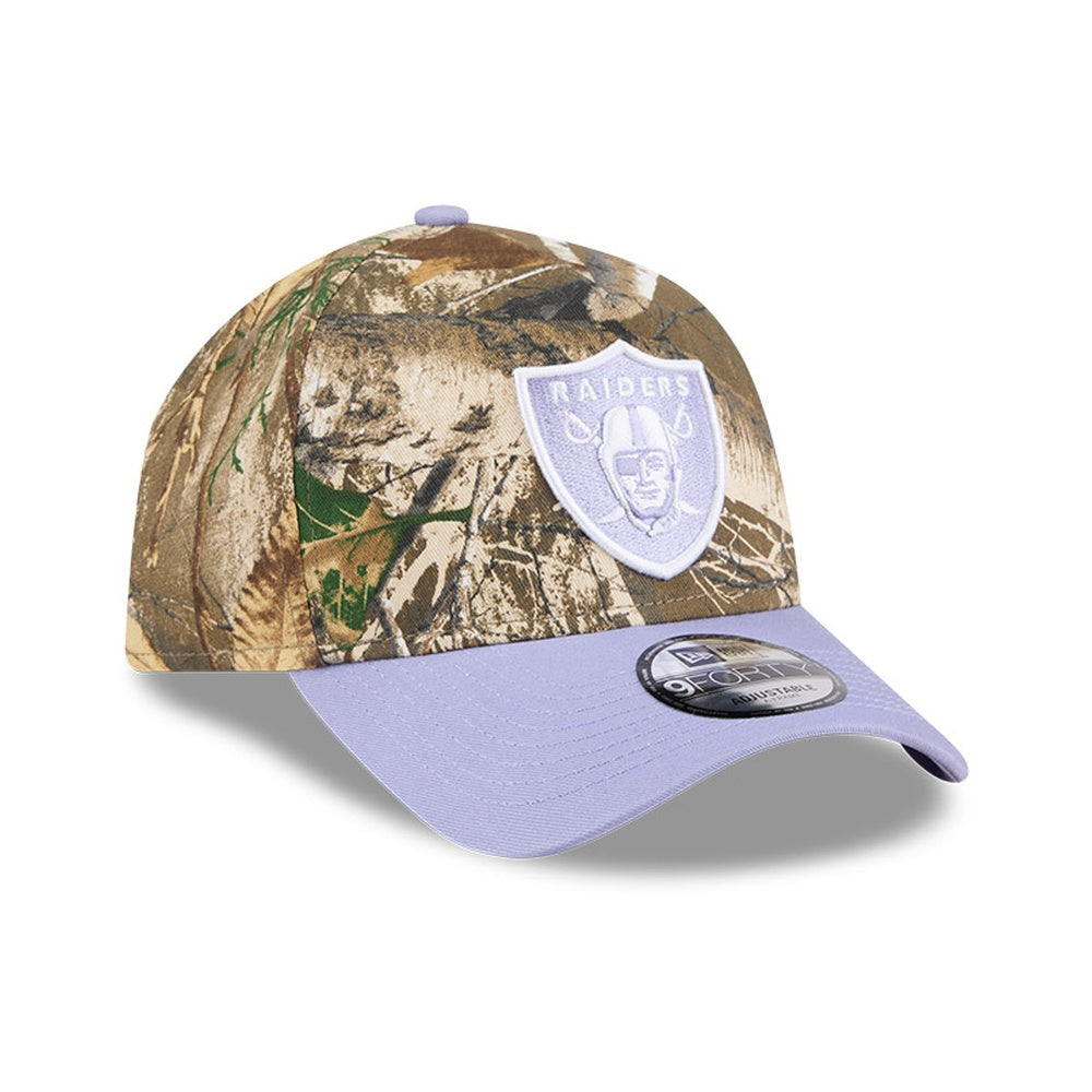 New Era 9FORTY A-Frame RealTree Las Vegas Raiders - Spring Pastel - Image 3