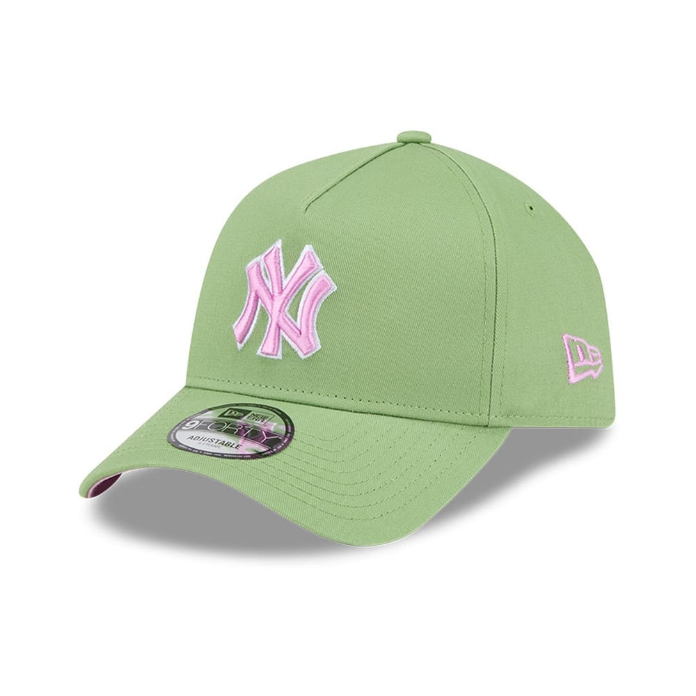 New Era 9FORTY A-Frame New York Yankees - Strawberry Matcha - Image 2