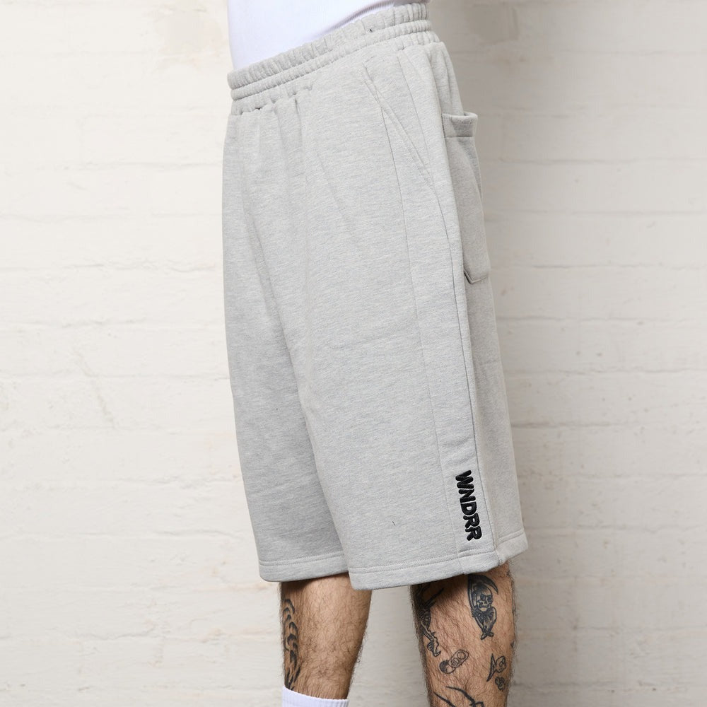WNDRR Halo Baggy Trackshort - Grey