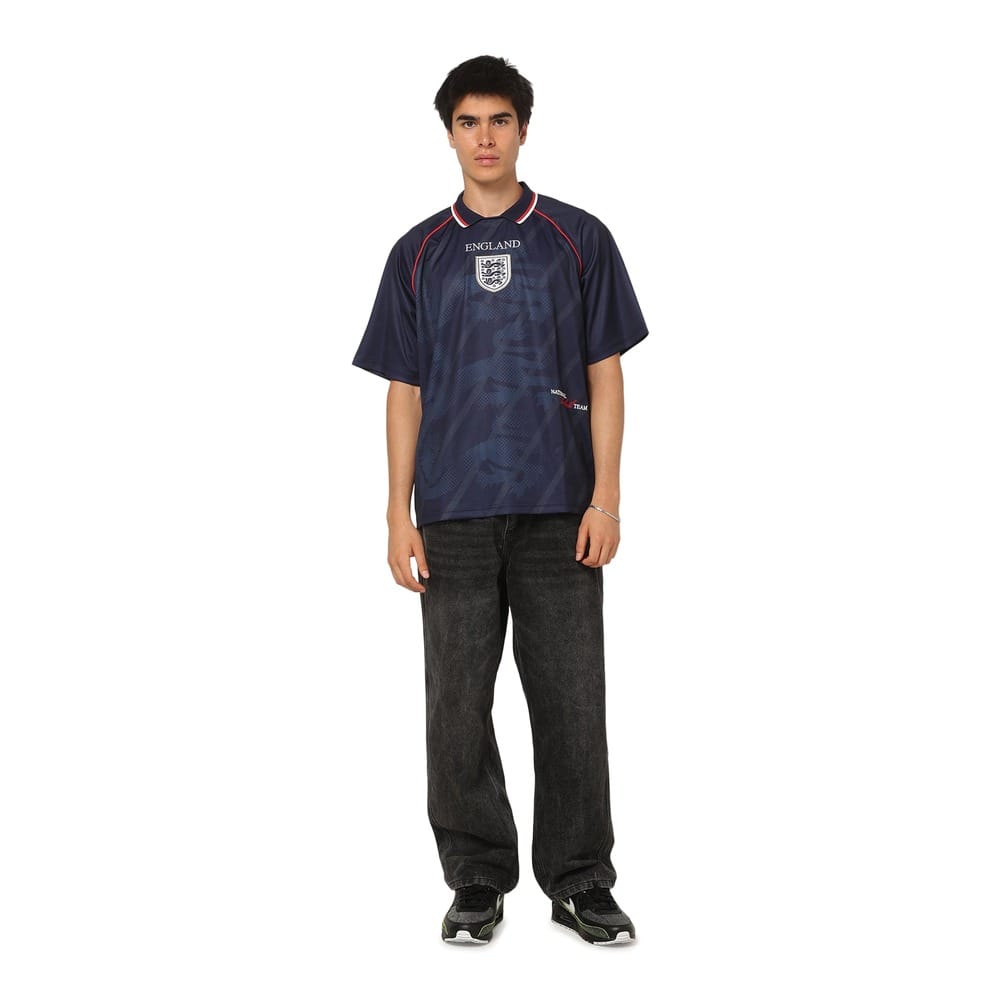Majestic Athletic England Mesh SS Jersey - Kraken Navy - Image 2