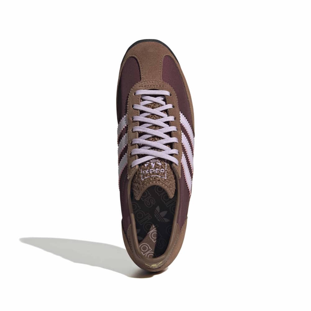 Adidas Womens SL 72 OG - Maroon / Ice Lavender / Preloved Brown - Image 3