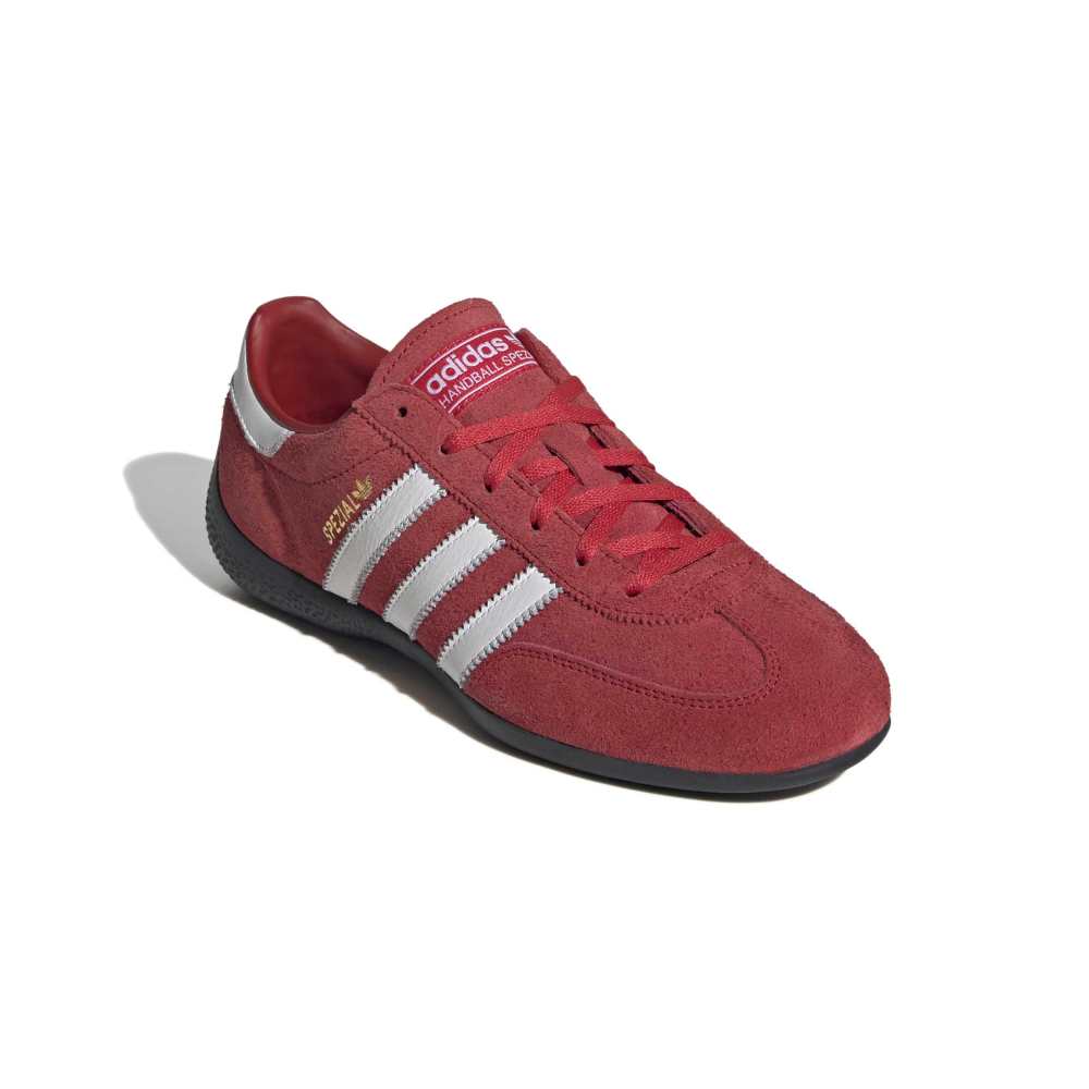 adidas Womens Handball Spezial Lo Pro - Better Scarlet / Cloud White / Gold Metallic