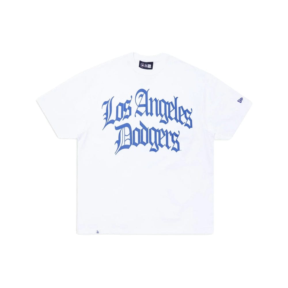 New Era Varsity Press Tee Los Angeles Dodgers - White