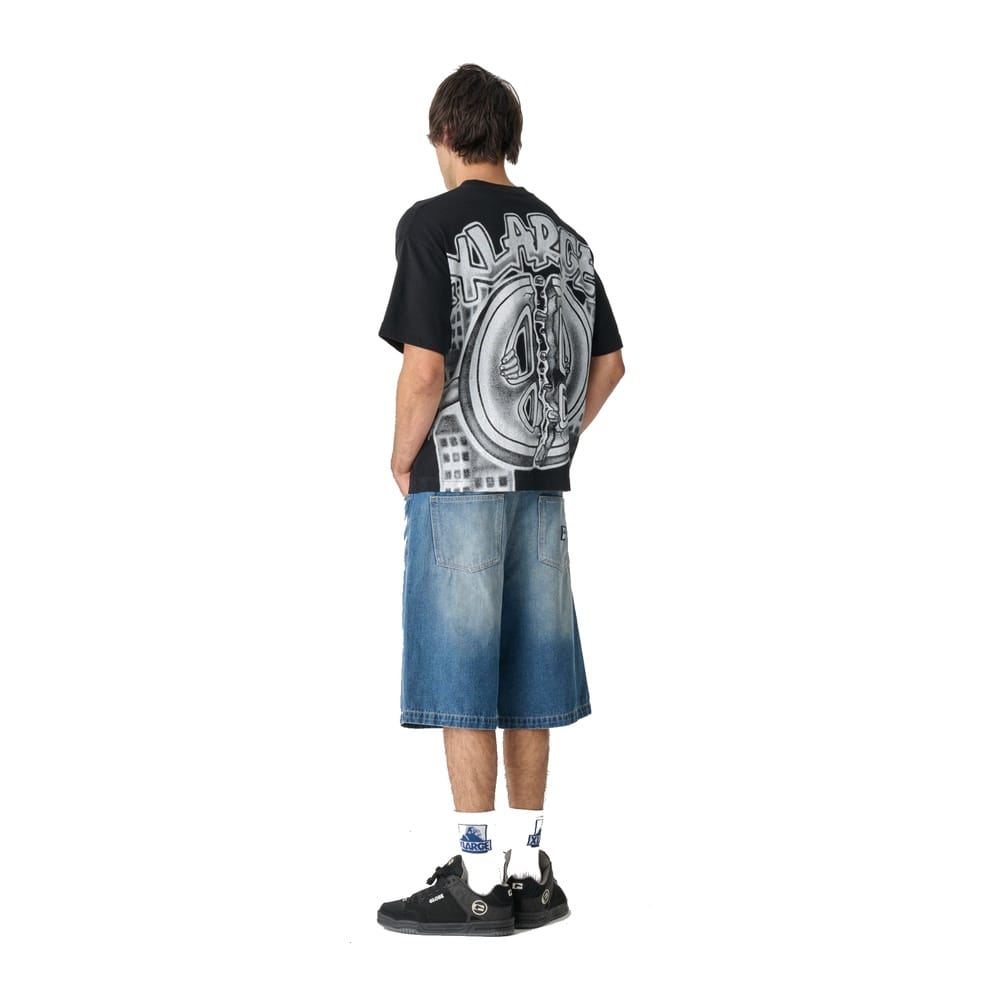 XLarge Peace City Gorilla Fit Tee - Black - Image 2
