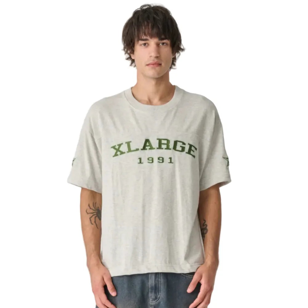 XLarge College Star Gorilla Fit Tee - Ash Heather