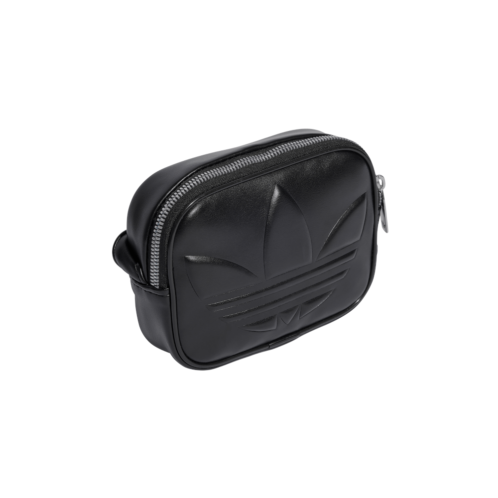 adidas PU Embossed Trefoil Mini Airliner - Black