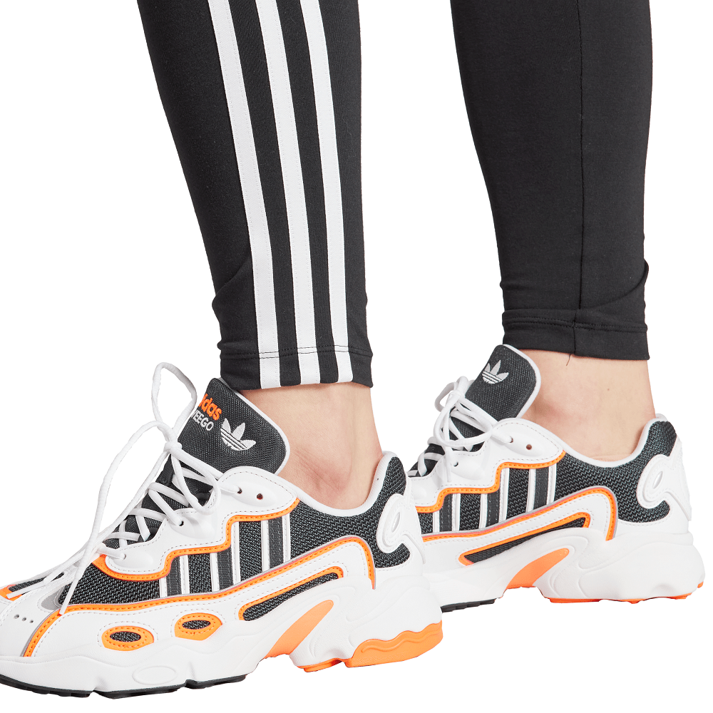 adidas Womens Lifestyle 3-Stripes Leggings - Black