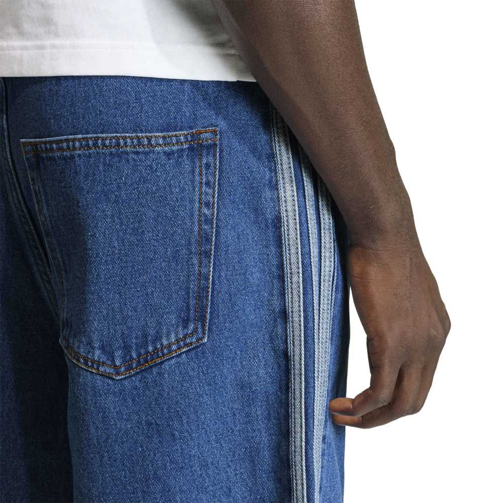 Adidas Firebird Adicolor Denim Shorts - Blue Denim