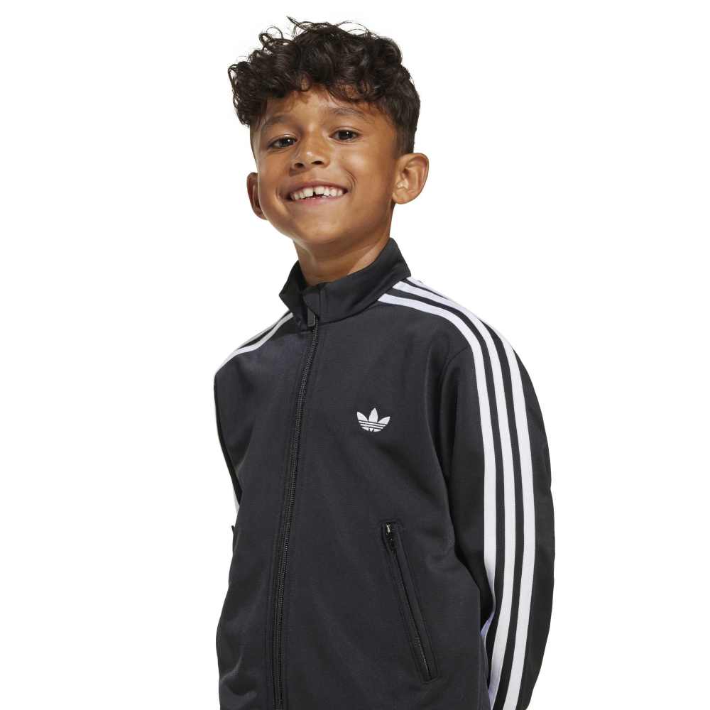 adidas Children's Firebird Tracksuit - Black