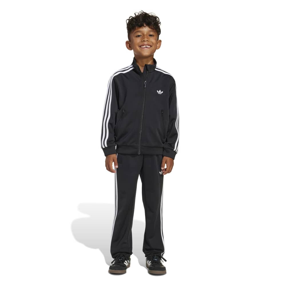 adidas Children's Firebird Tracksuit - Black