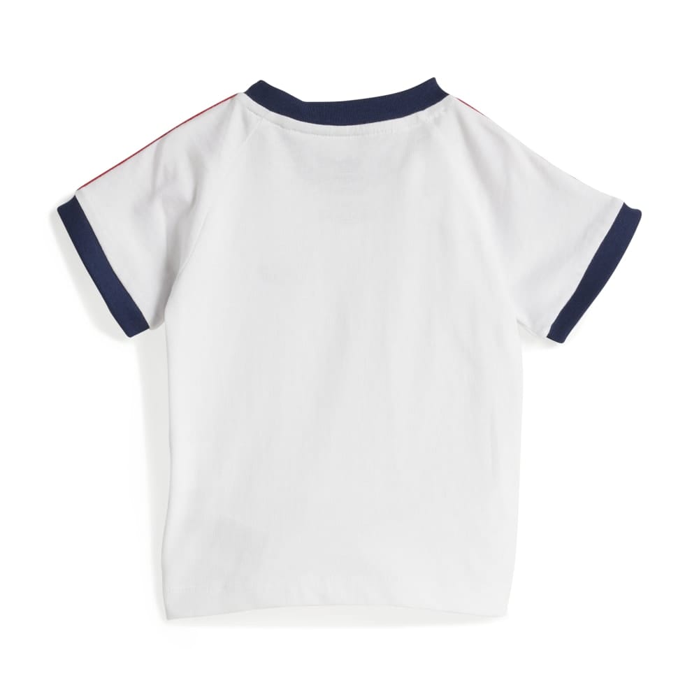 Adidas Infants Denim Tee Set - Medium Blue Denim / White