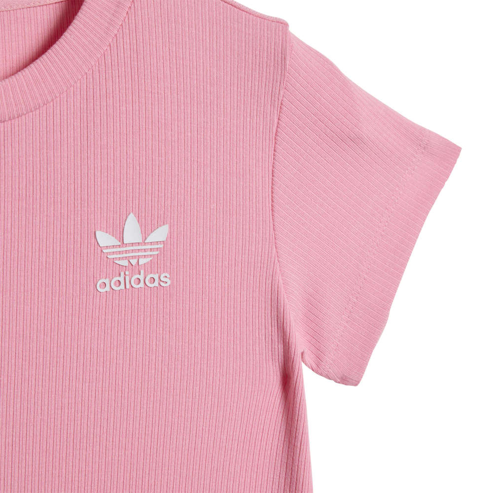 adidas Infants Rib Onesie - Light Pink