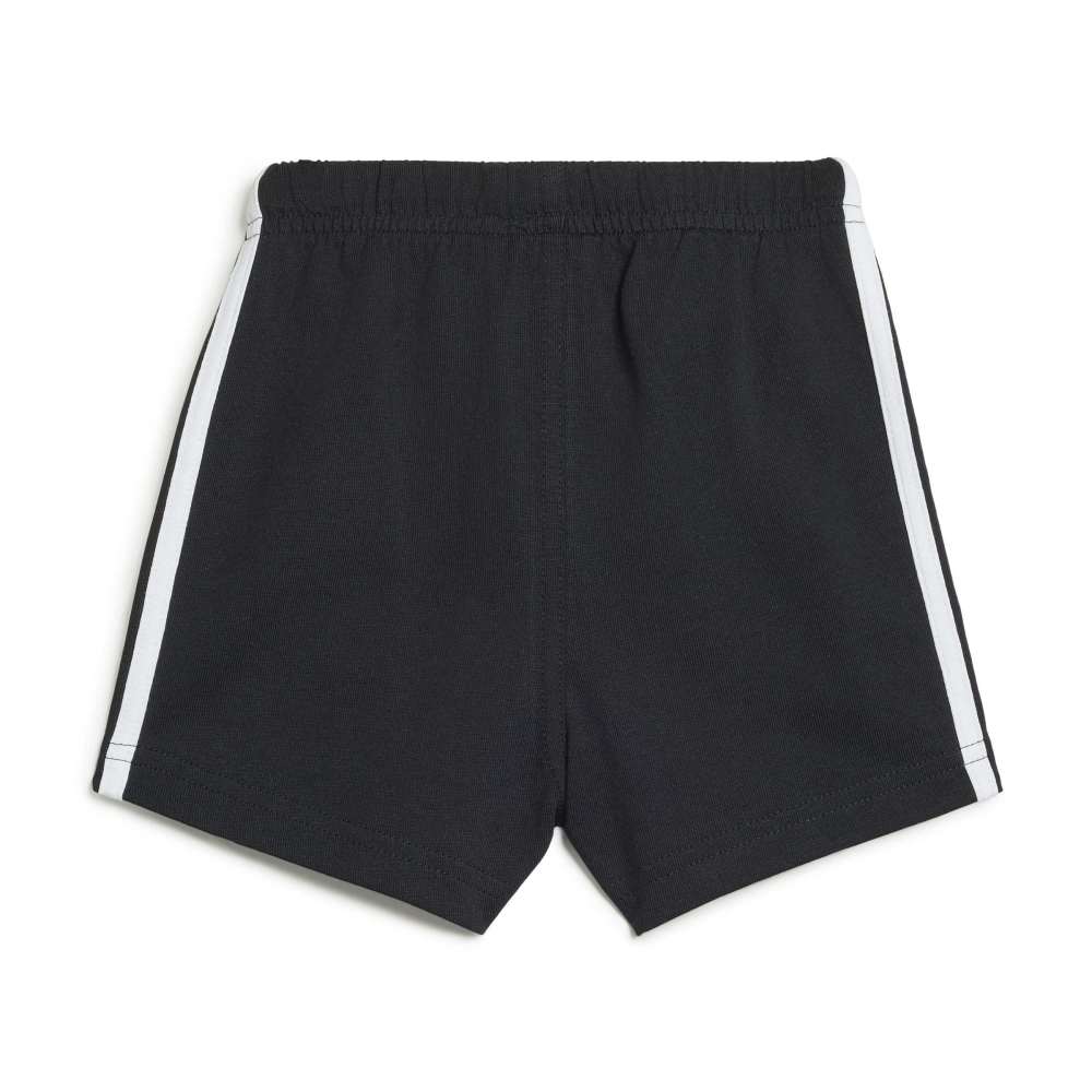 Adidas Kids 3-Stripes T-Shirt and Shorts Set - Black