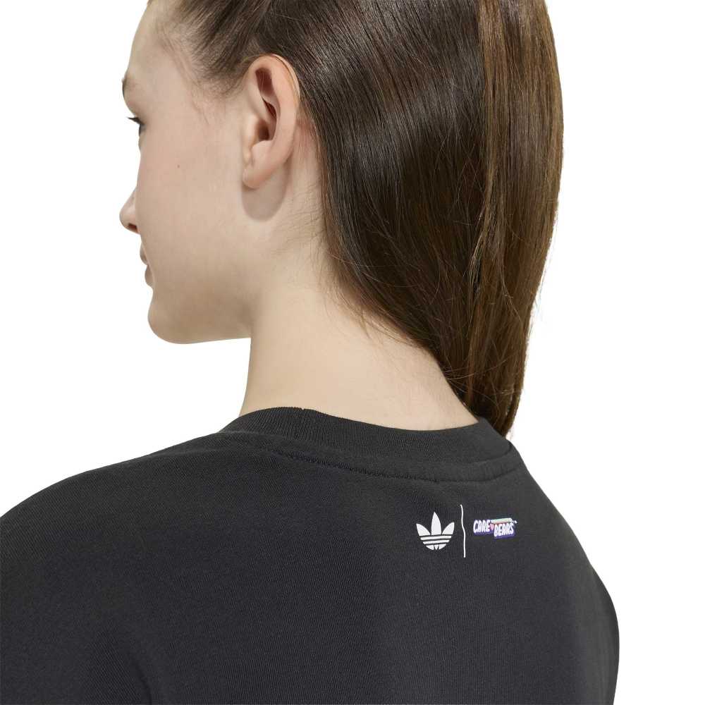 Adidas Kids Care Bears Slim 3-Stripes Tee - Black