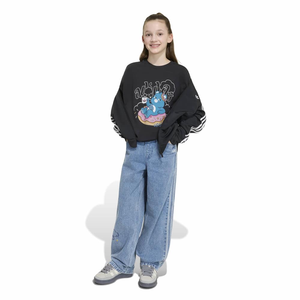Adidas Kids Care Bears Slim 3-Stripes Tee - Black