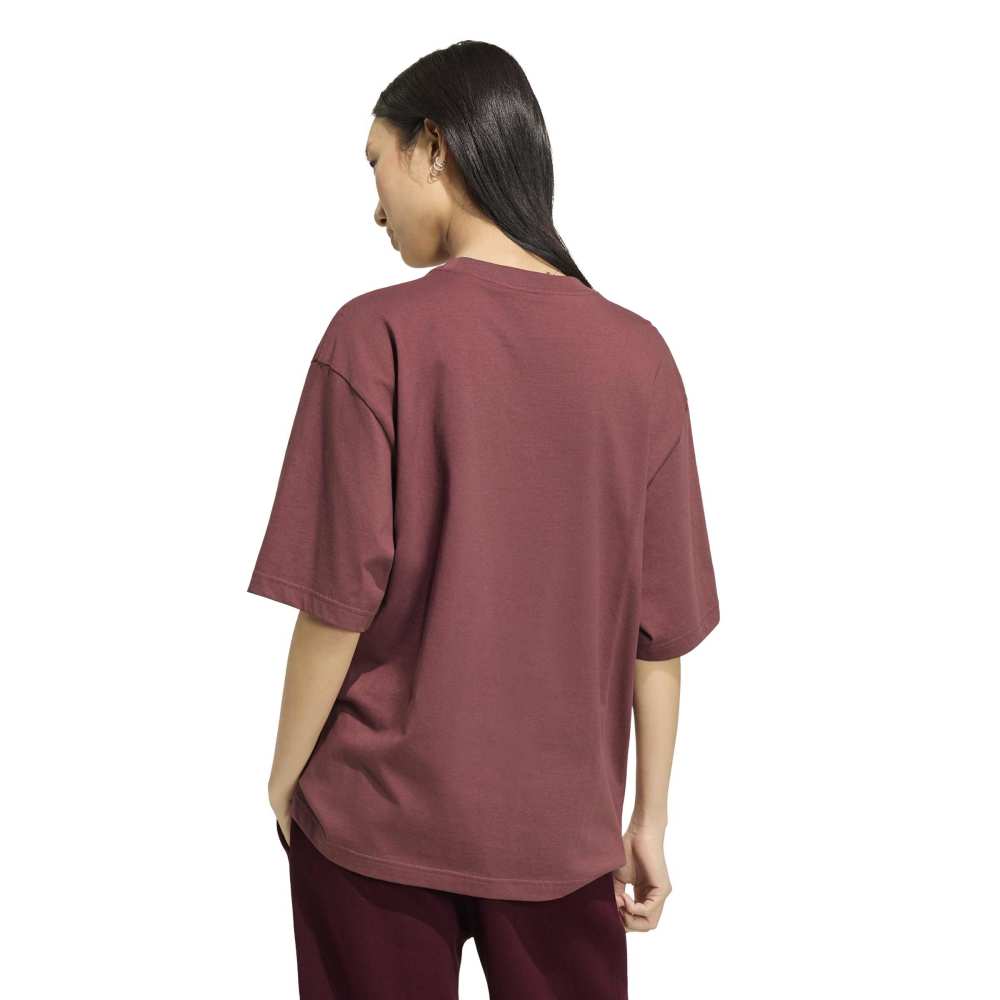 Adidas Womens Essentials Boyfriend Tee - Burgundy