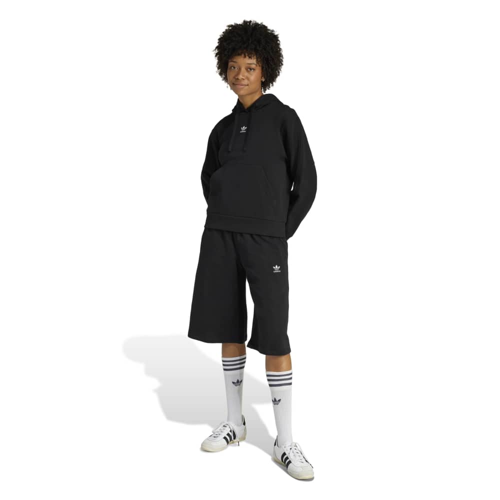 adidas Womens Essentials French Terry Hoodie - Black