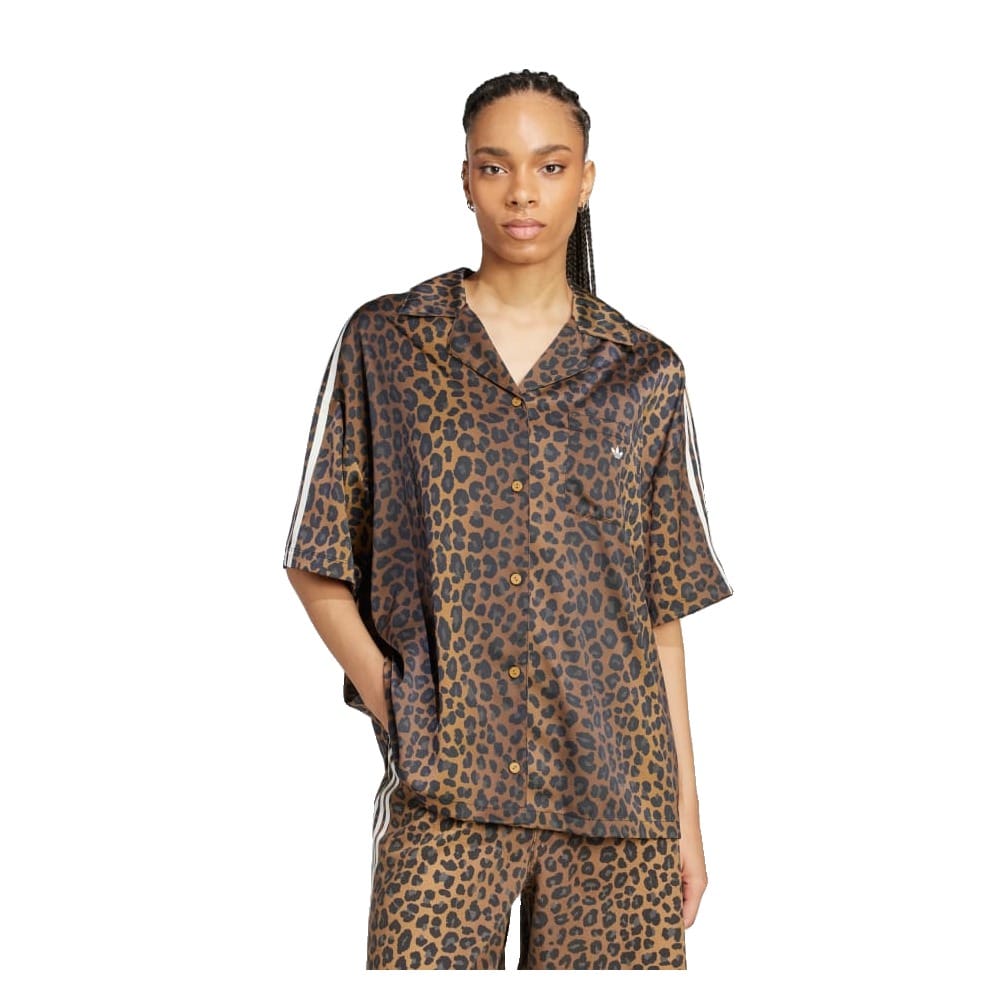 adidas Womens Satin Shirt - Multicolor / Bronze Strata