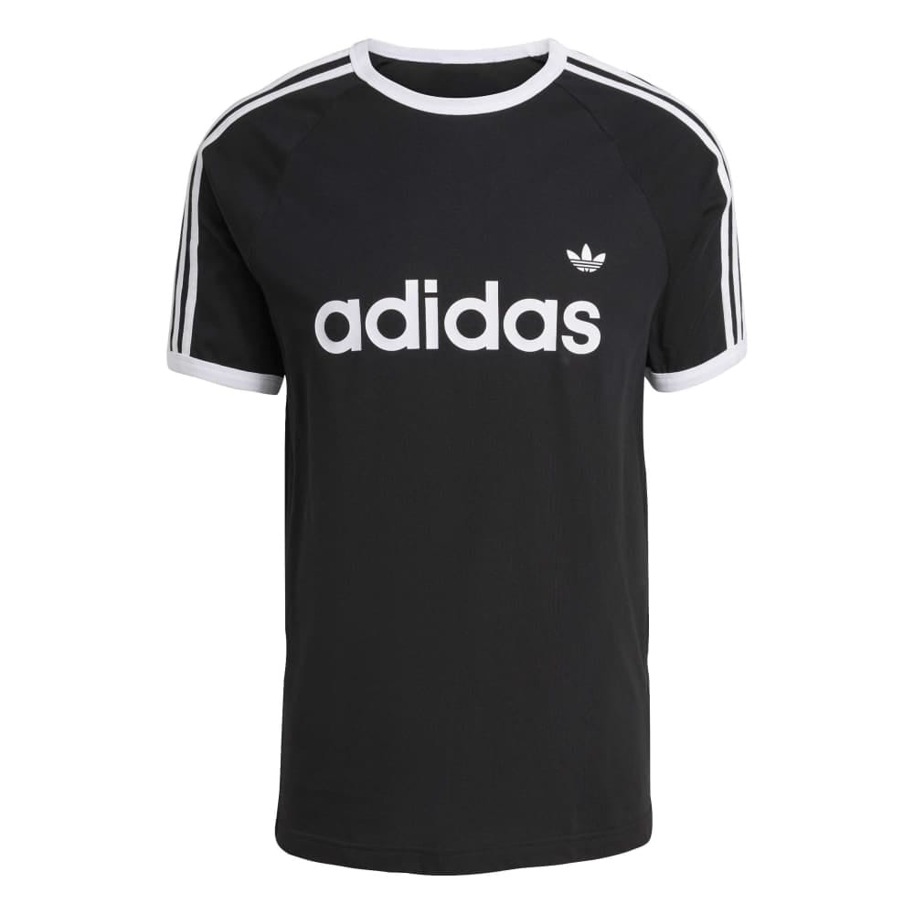 Adidas 3-Stripes Slim Ringer T-Shirt - Black