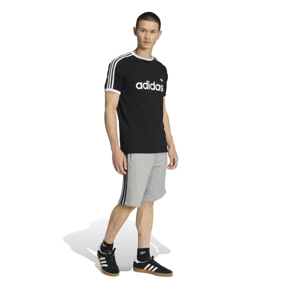 Adidas 3-Stripes Slim Ringer T-Shirt - Black