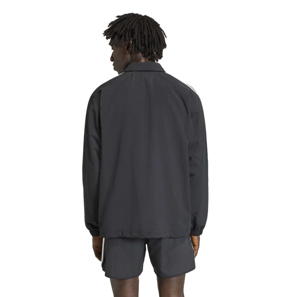 Adidas 3Stripes Coach Jacket - Black
