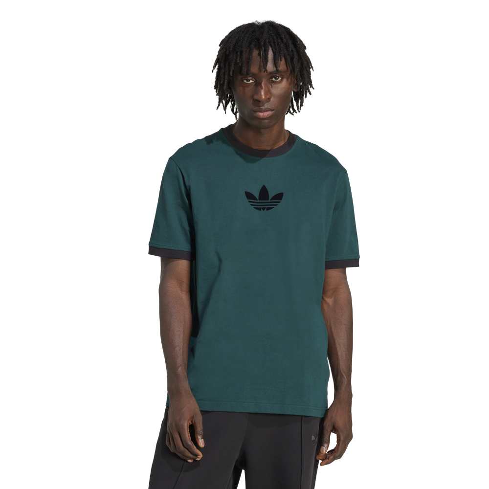 adidas Adicolor Loose 2000s Cali Tee - Aurora Ivy / Black