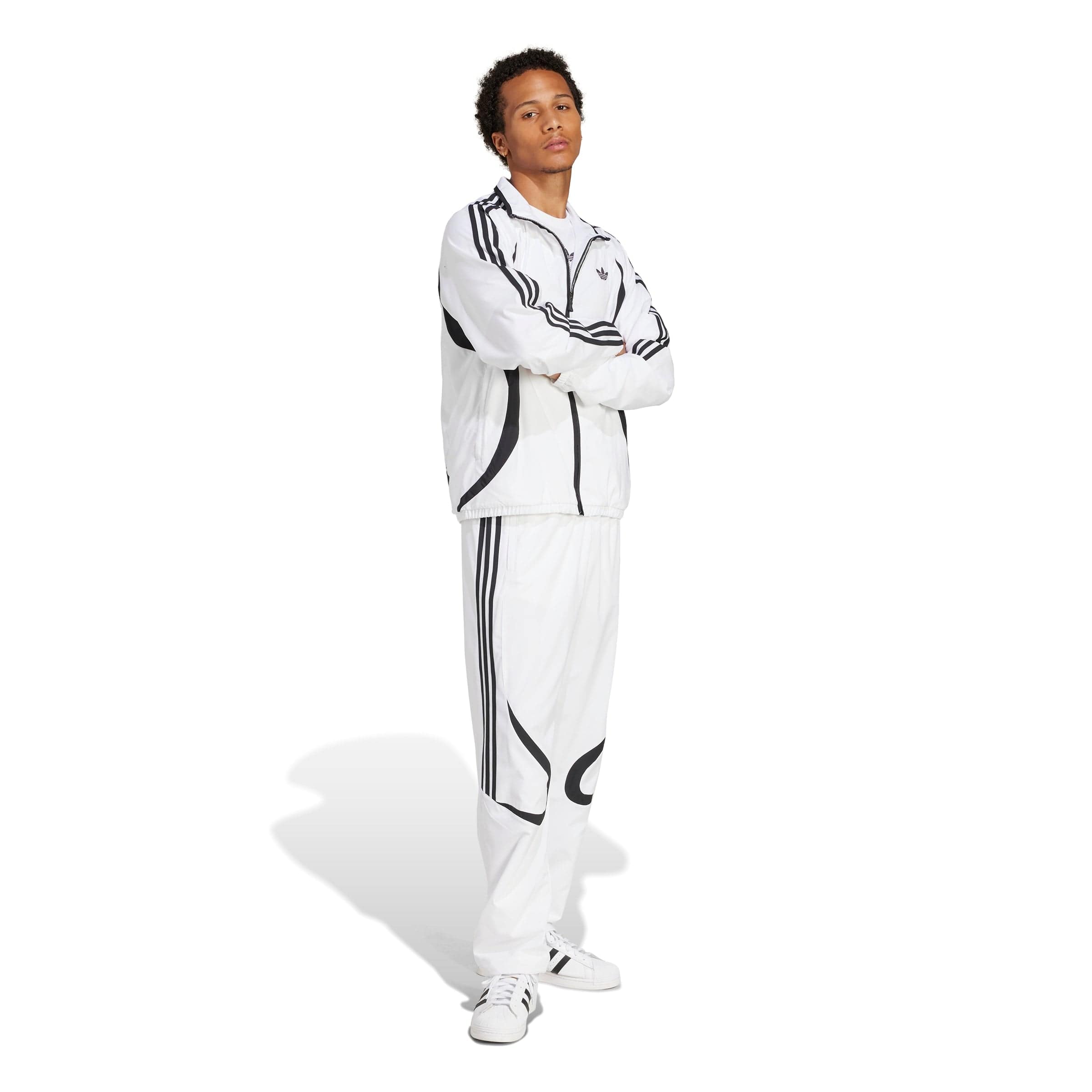 Adidas Adicolor Teamgeist Track Top -  White / Black