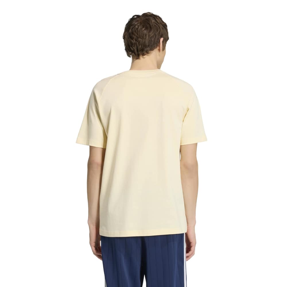 Adidas Chest Stripes T-Shirt - Warm Vanilla