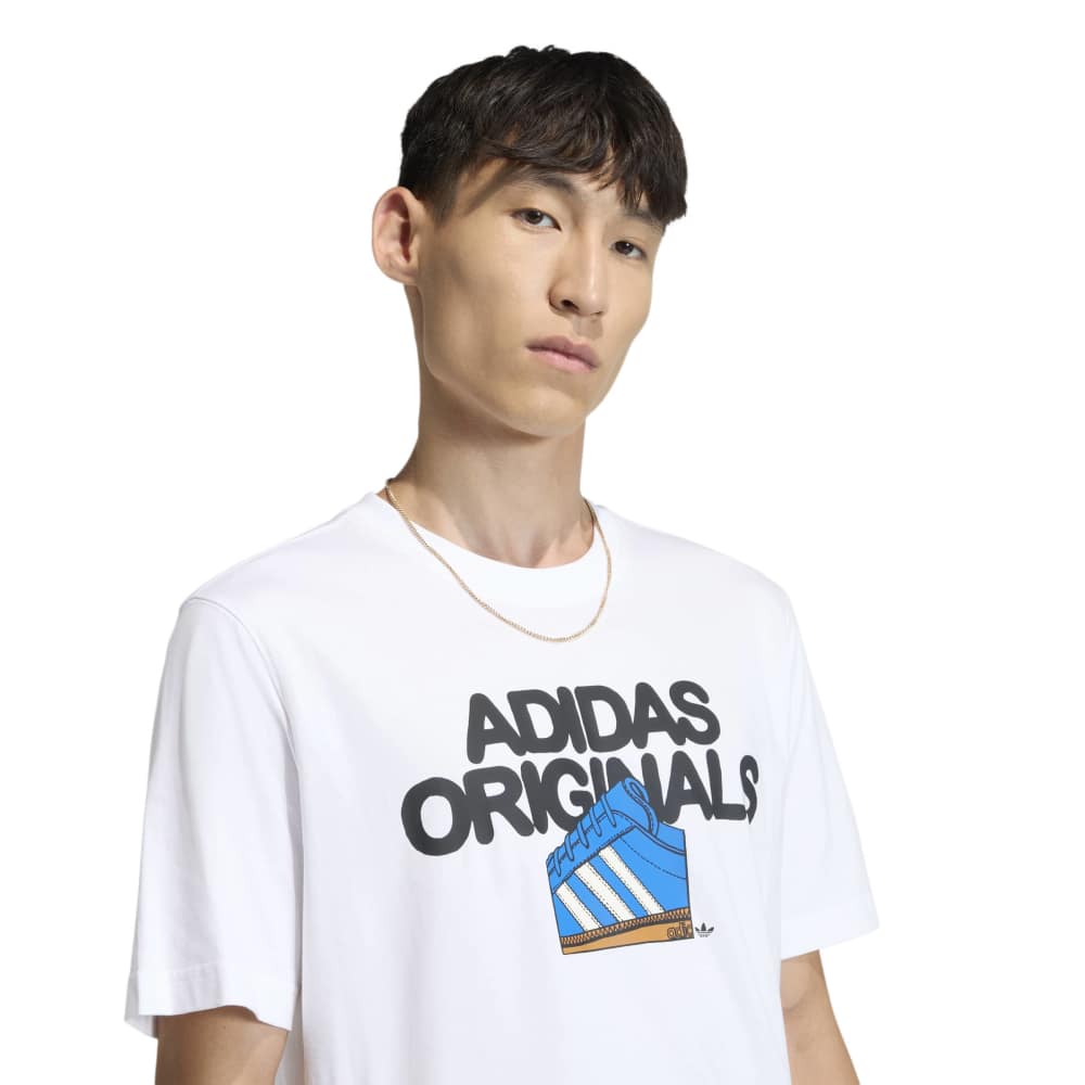 Adidas GFX Tee - White