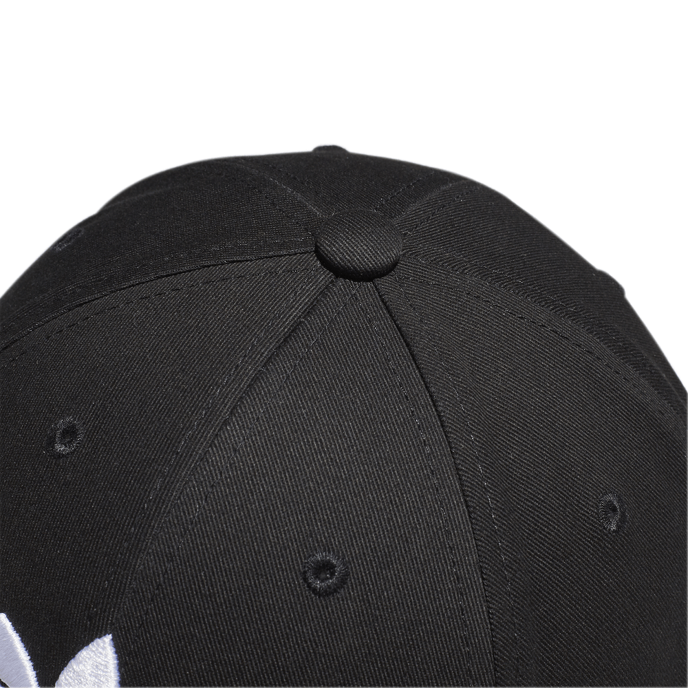 adidas Baseball Classic Trefoil Strapback - Black / White