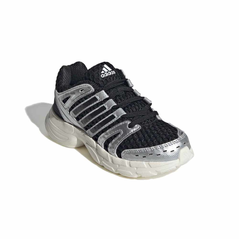 Adidas Childrens Adistar Control 5 - Core Black / Silver Metallic / Green