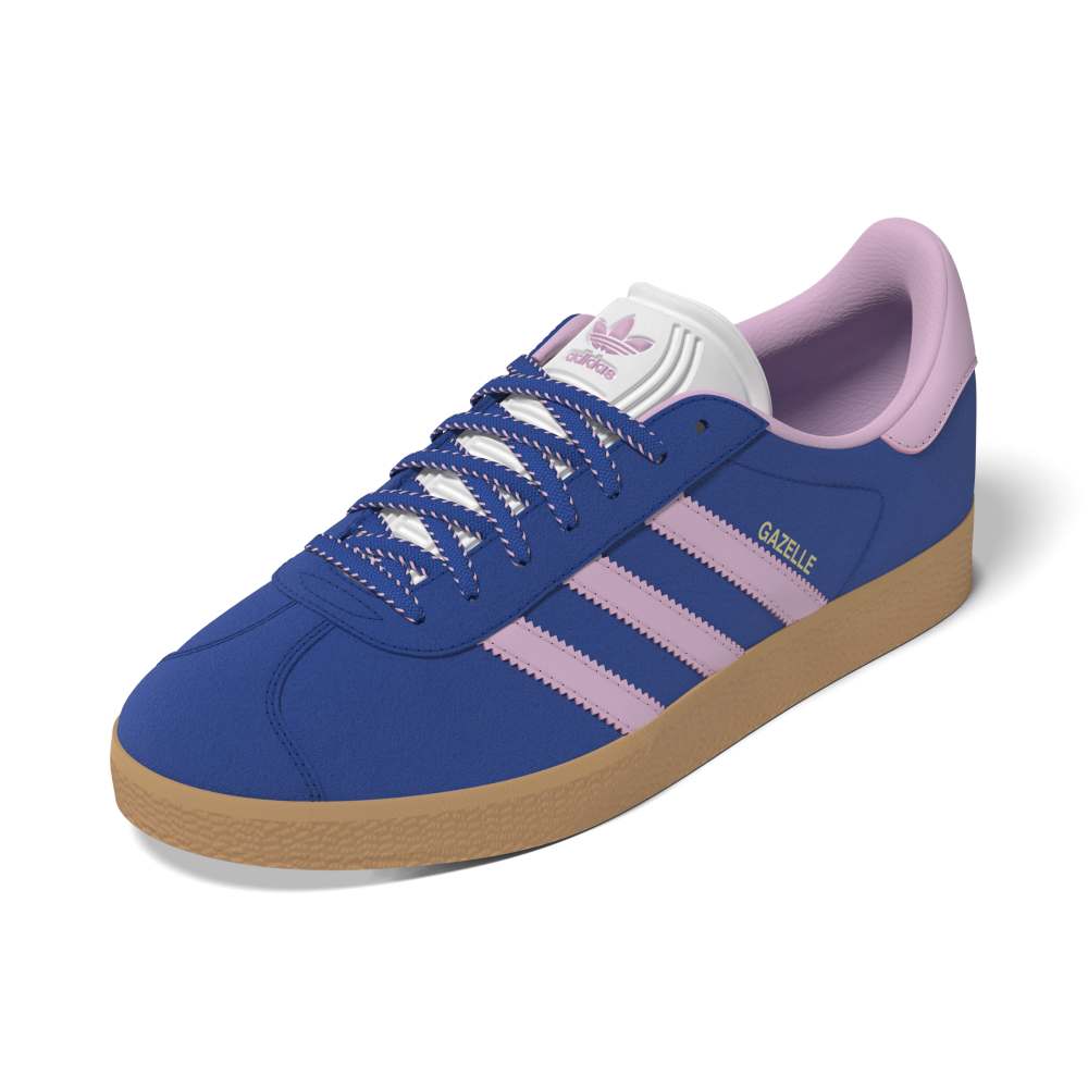 adidas Womens Gazelle - Blue / Orchid Fusion / Gum