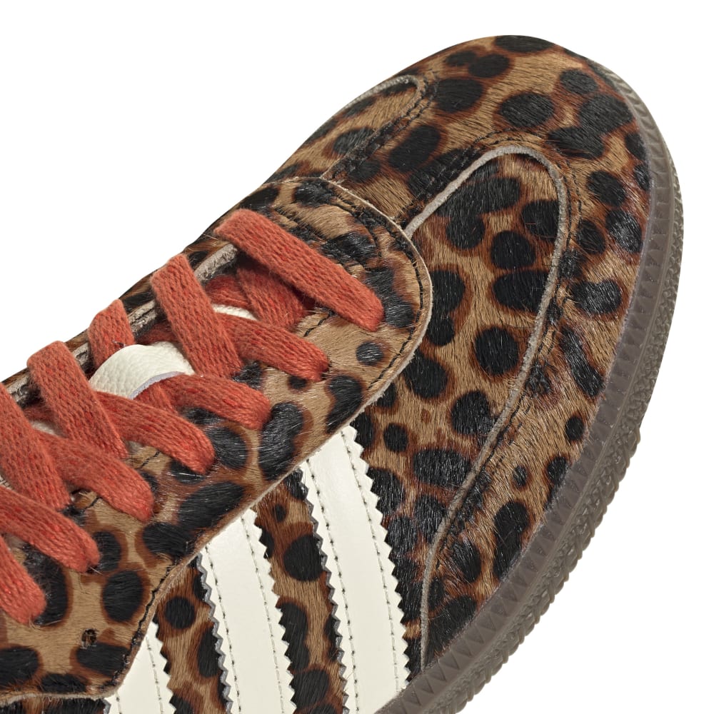 adidas Samba OG (Leopard) - Core Black / Preloved Red / Cream White