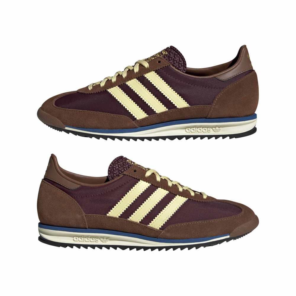 Adidas Womens SL 72 OG - Maroon / Almost Yellow / Preloved Brown