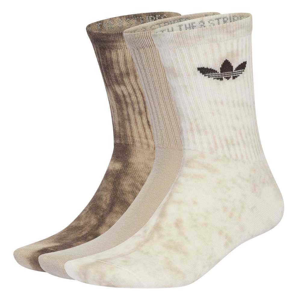 Adidas Tie Dye Crew Socks 3 Pack - Mixed