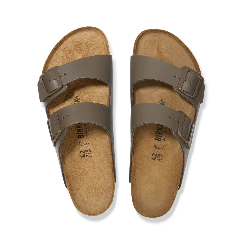 Birkenstock Arizona Smooth Grained Leather - Concrete Grey