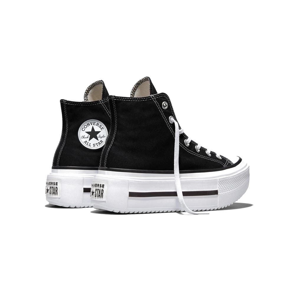 Converse Womens Chuck Taylor All Star Lift Double Stack High Top - Black / White